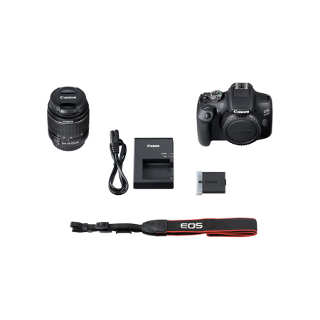Canon EOS 2000D + EF-S 18-55mm III Lens - Easy-to-use DSLR Camera with a Versatile Lens, Ideal for Portraits and Landscapes